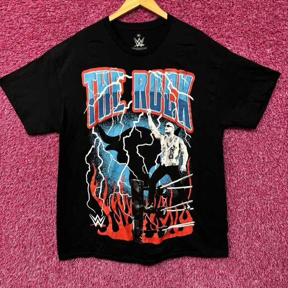 WWE Dwayne The Rock Johnson "The Final Boss" T-Shirt XL - Picture 1 of 4